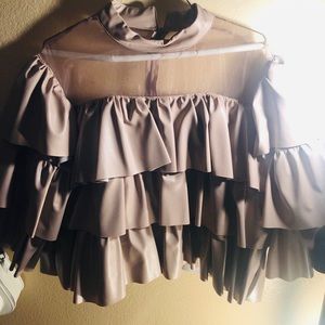 Ruffled party shirt !!